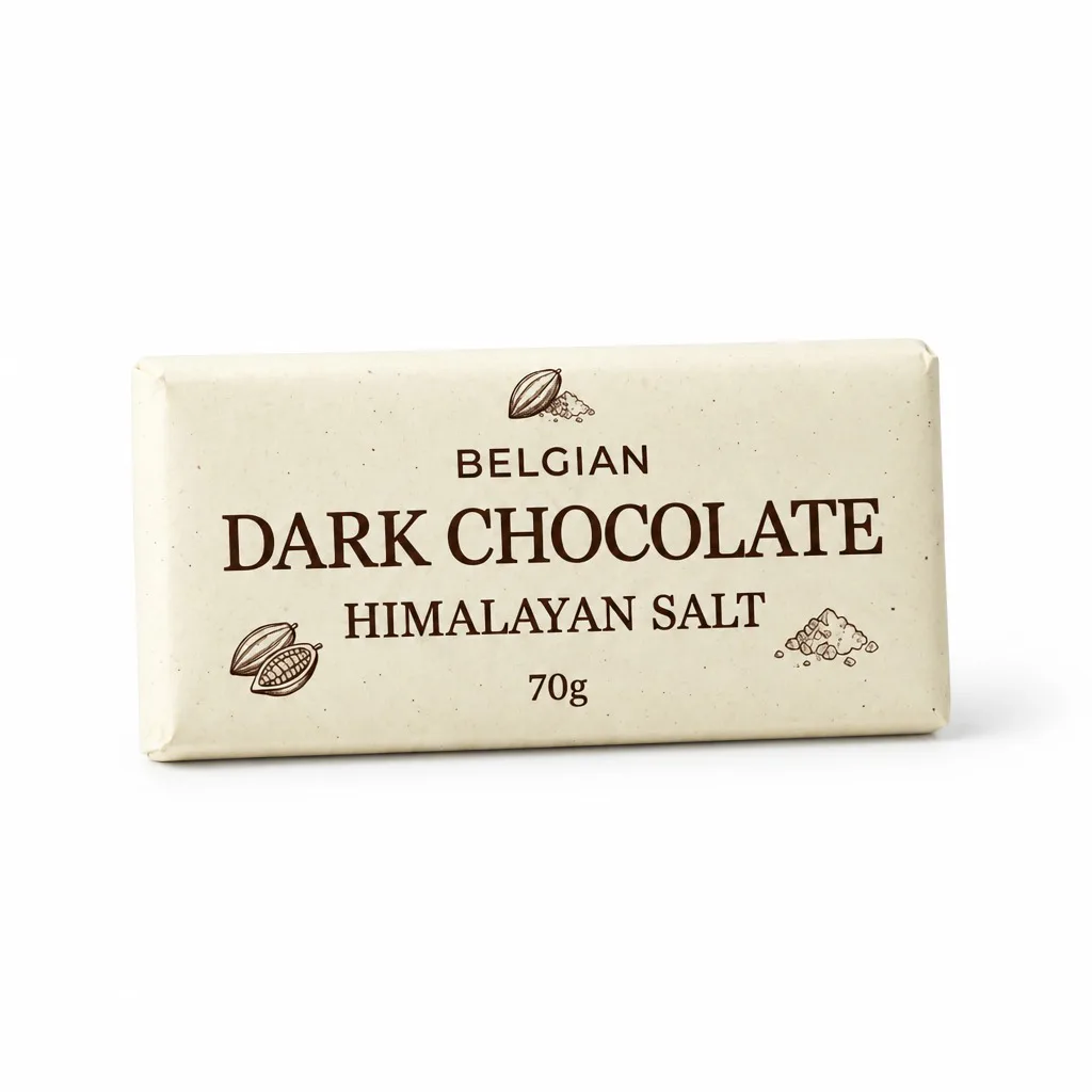 Belgian Dark Chocolate Himalayan Salt 70g
