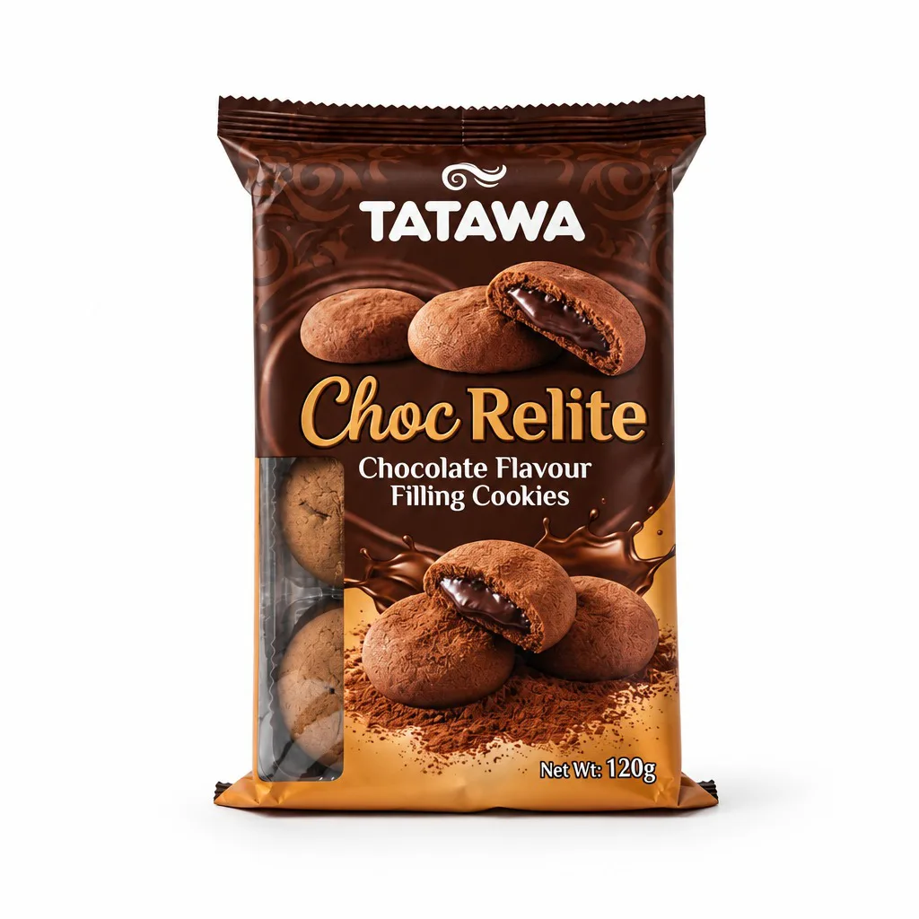 TATAWA Choc Relite Chocolate Flavour Filling Cookies