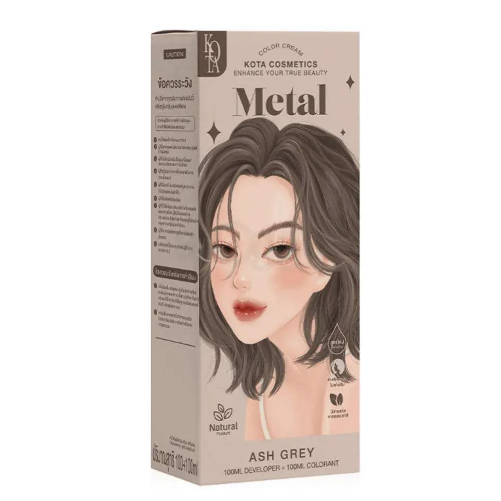 Kota Cosmetics Metal Hair Color Ash Grey