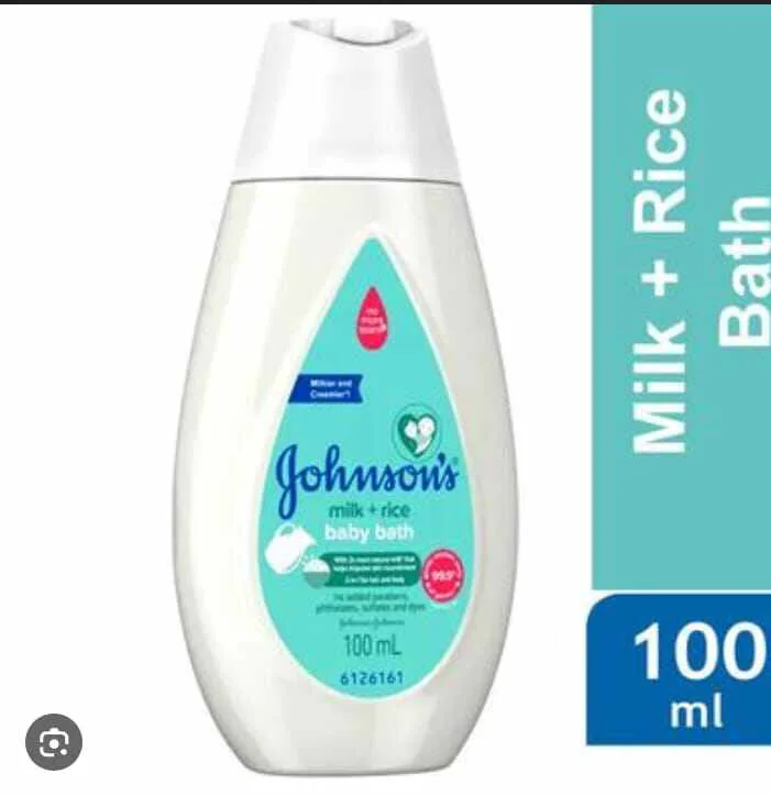 Johnson Milk+Rice Hair & Baby Body Bath