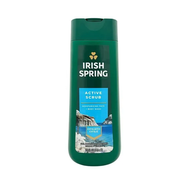 Irish Spring Active Scrub Exfoliating Body Wash