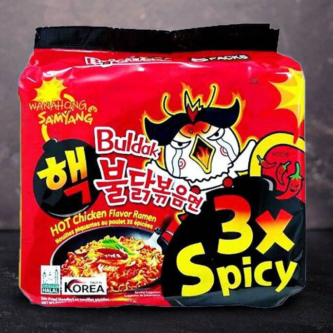 Samyang 3x Spicy Buldak Chicken Flavor Ramen Noodles 5packs