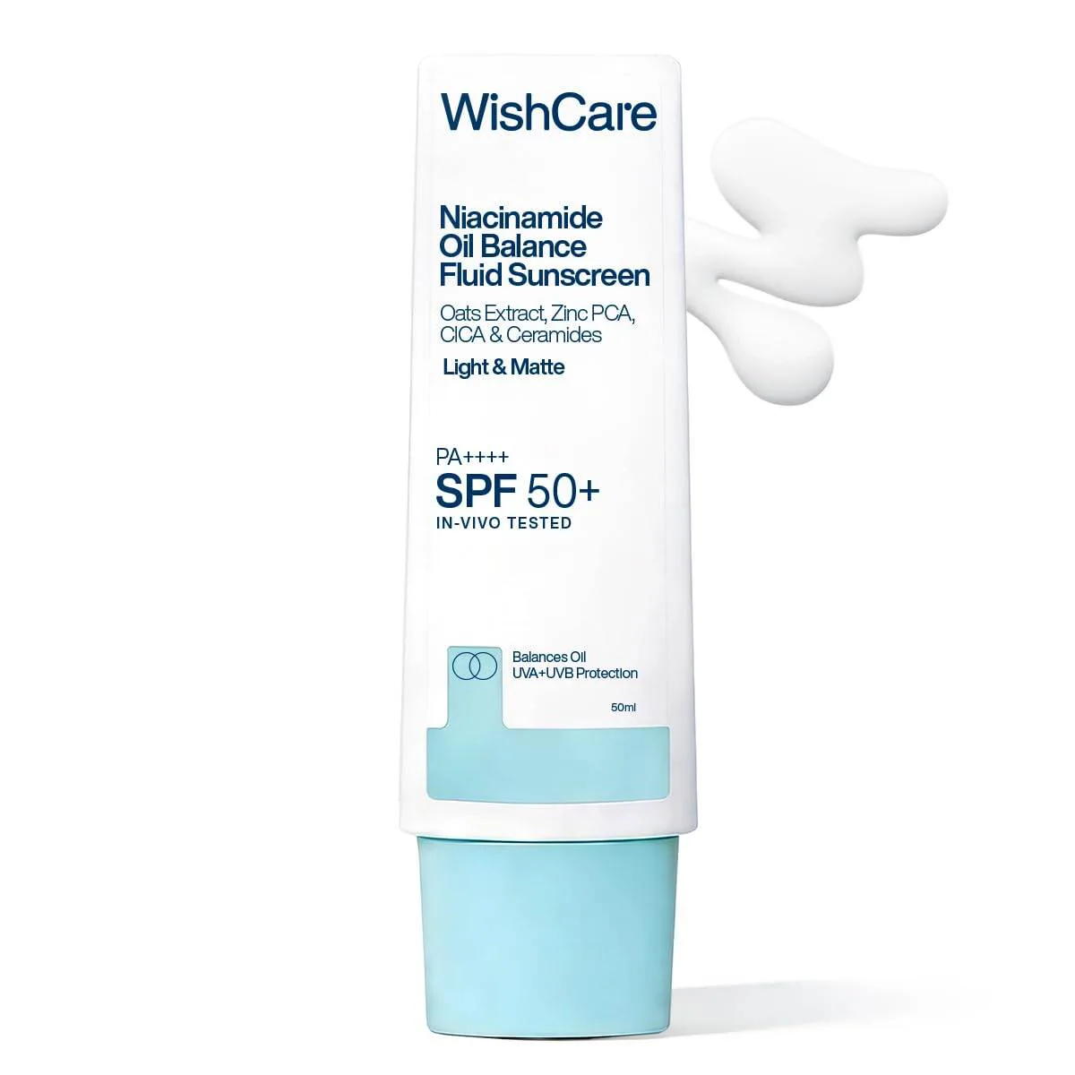 WishCare Niacinamide Oil Balance Fluid Sunscreen SPF 50+ PA+++ 50g