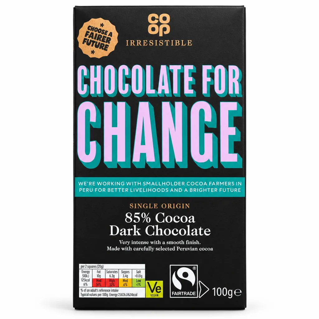 Coop Cacao 85% Dark Chocolate 100g
