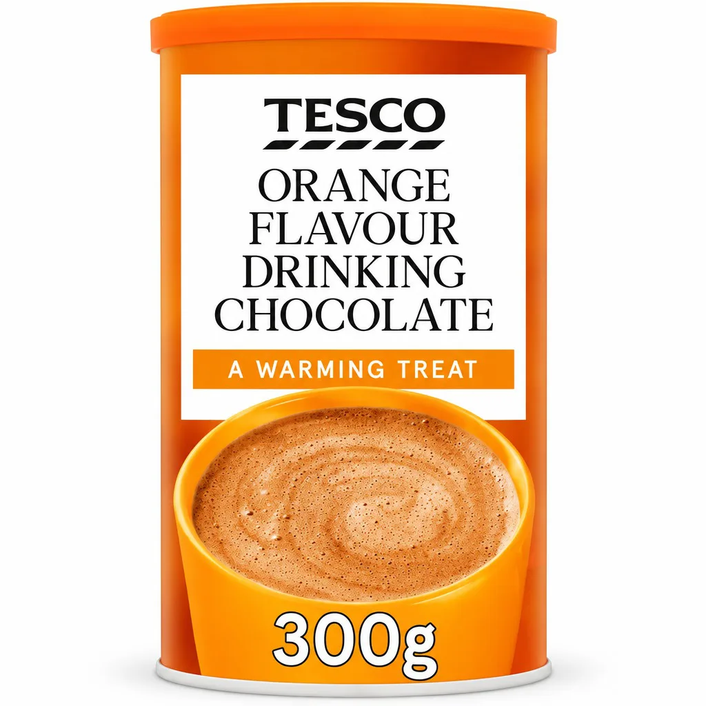 Tesco Orange Flavour Drinking Chocolate 300g