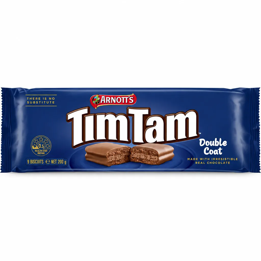 Arnotts Tim Tam Double Coat Chocolate Biscuits