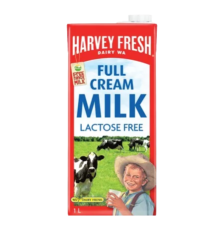 Harvey Fresh Lactose Free Full Cream Milk 1L