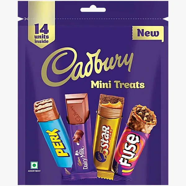 Cadbury Mini Treats Chocolate 14 Units