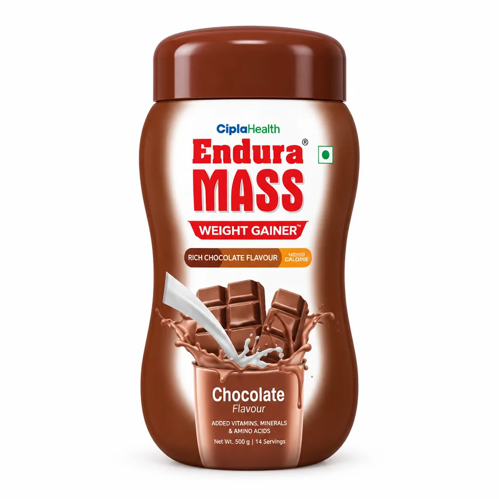Cipla Health Endura Mass Weight Gainer Chocolate Flavour