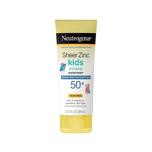 Neutrogena Sheer Zinc Kids Mineral Sunscreen SPF 50+