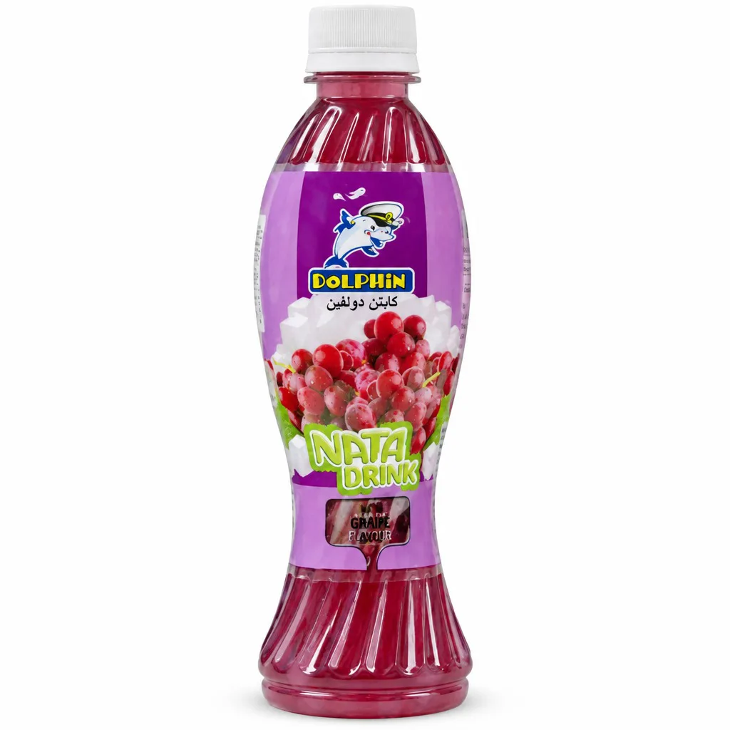 Dolphin Nata De Coco Grape Flavor Juice