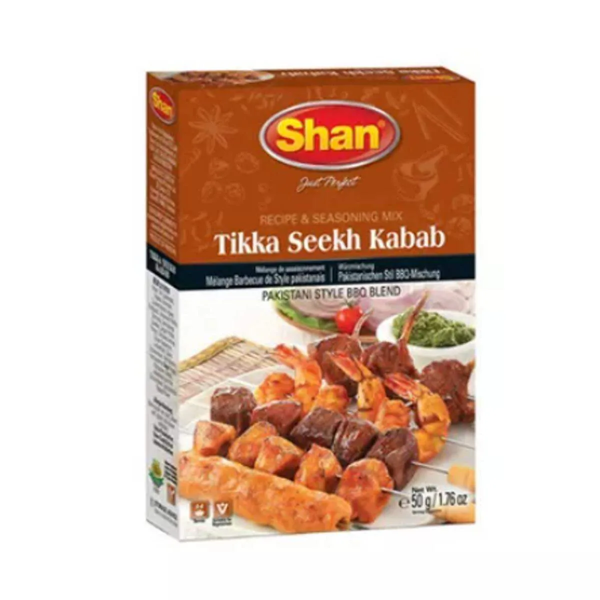 Shan Tikka Seekh Kabab 50g