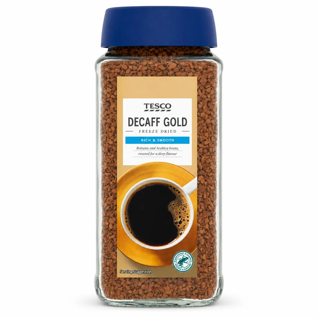 Tesco Decaff Gold Instant Coffee 200g