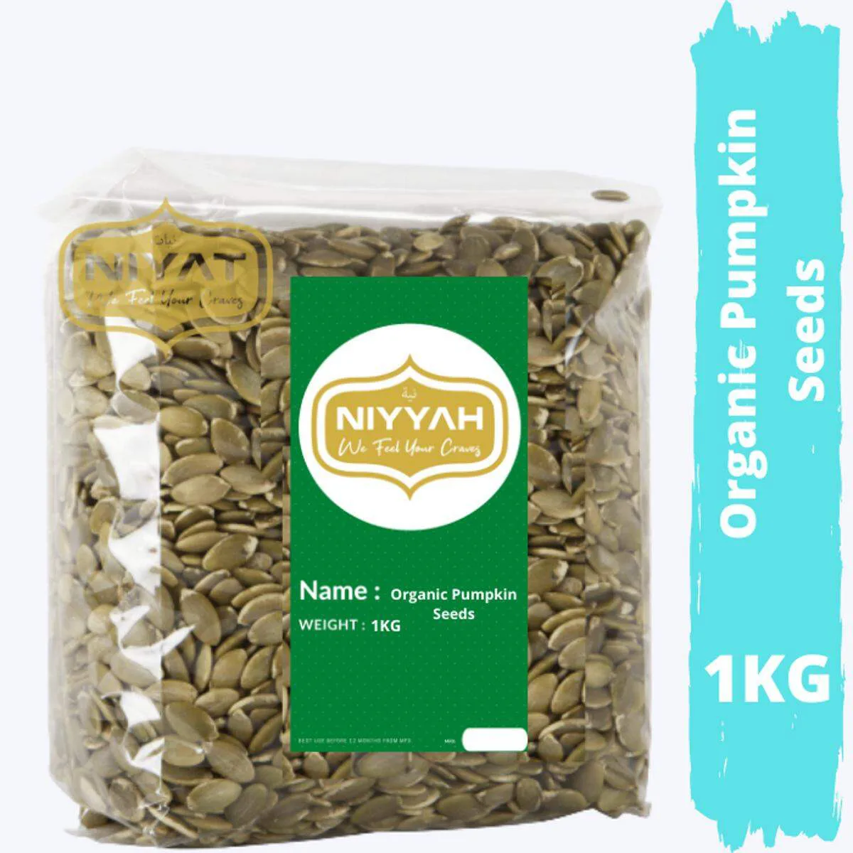 Organic Pumpkin Seeds 1kg