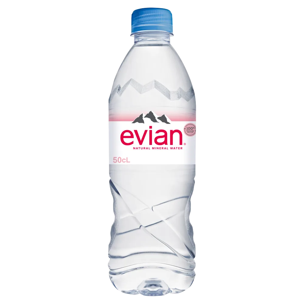 Evian Natural Mineral Water Original 500mL