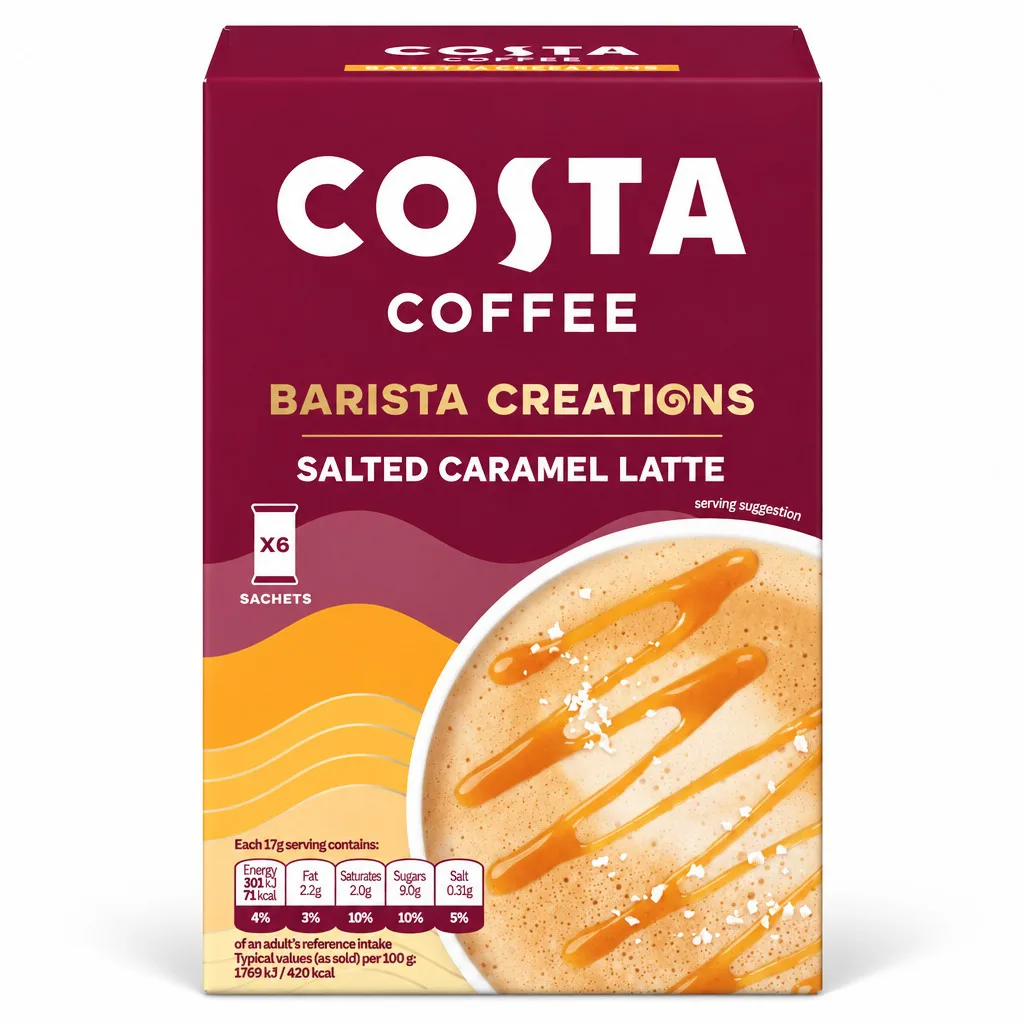 Costa Coffee Barista Creation Salted Caramel Latte