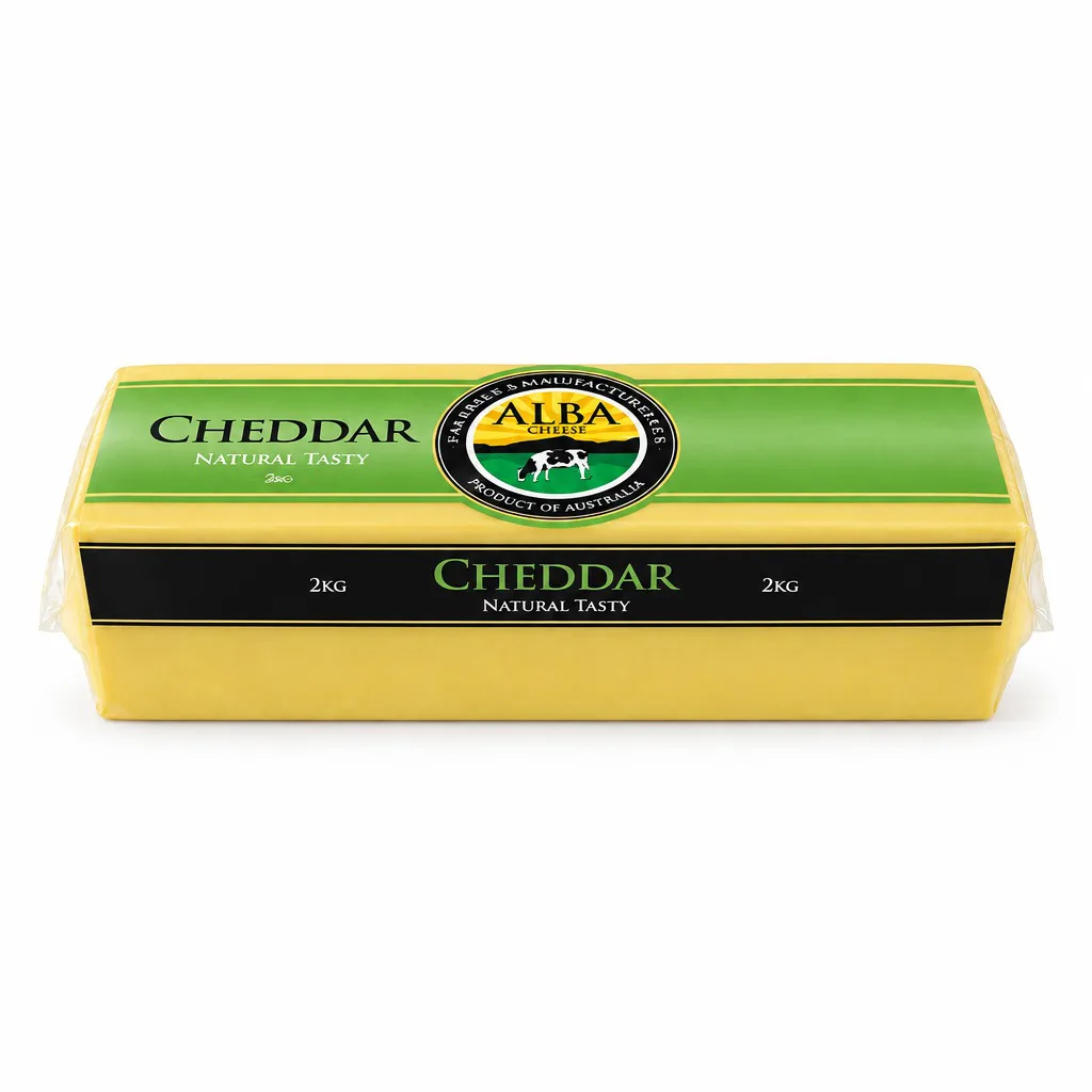 Alba Cheddar Cheese Block 2kg