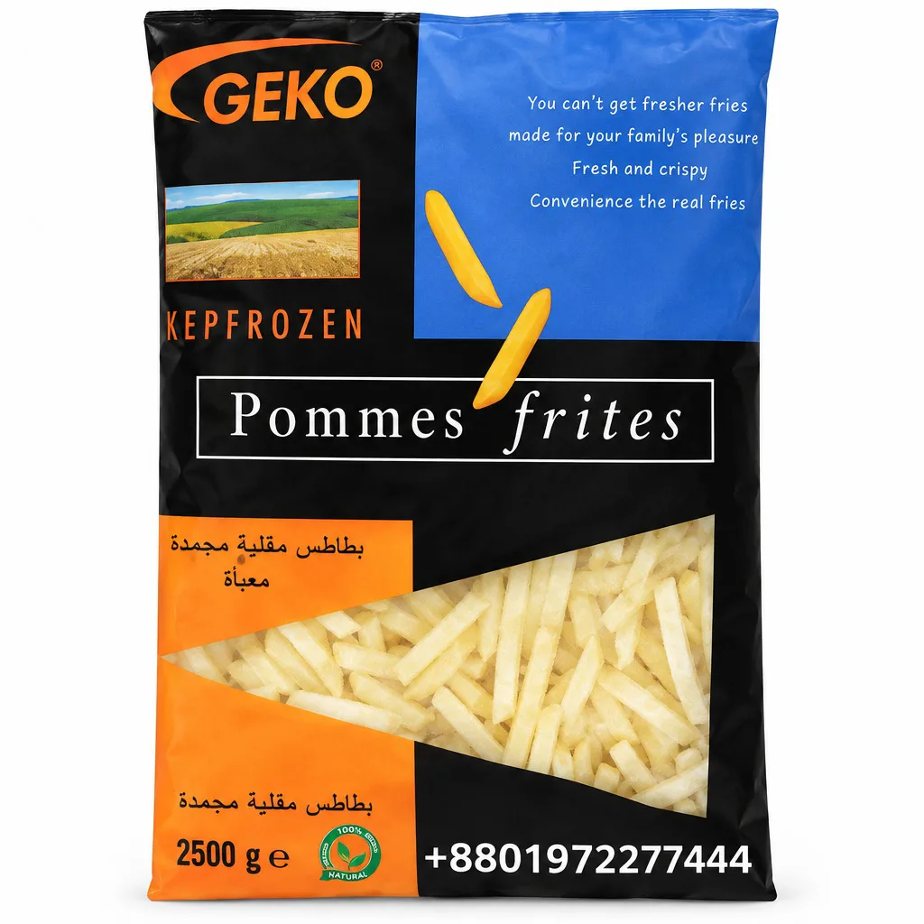 Geko Coated And Extra Crunchy French Fries 2.5kg