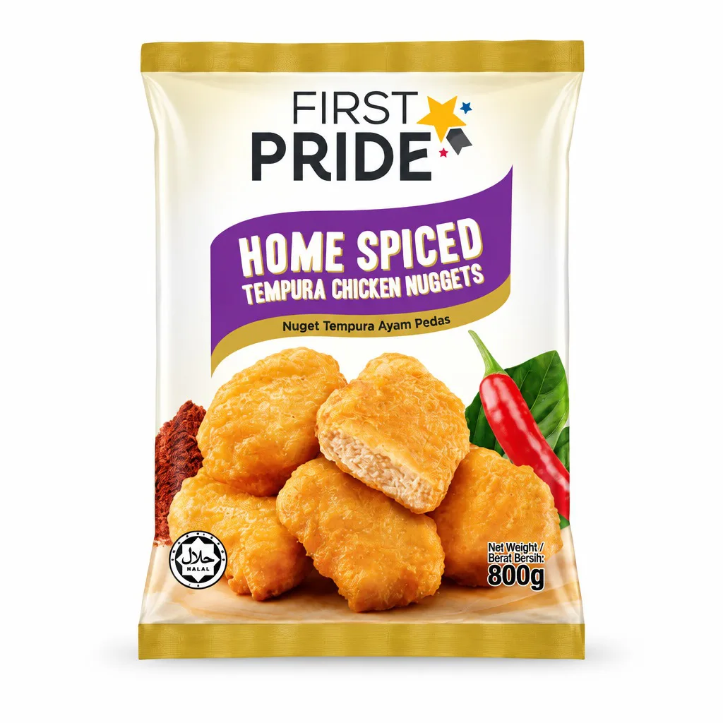 First Pride Home Spiced Tempura Chicken Nuggets 800g
