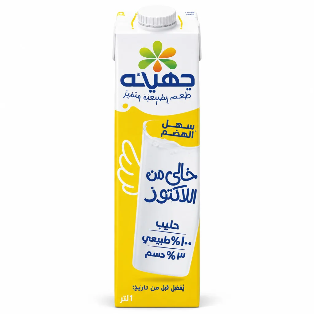 Juhayna N&G Lactose Free Cow Milk 1 Litre