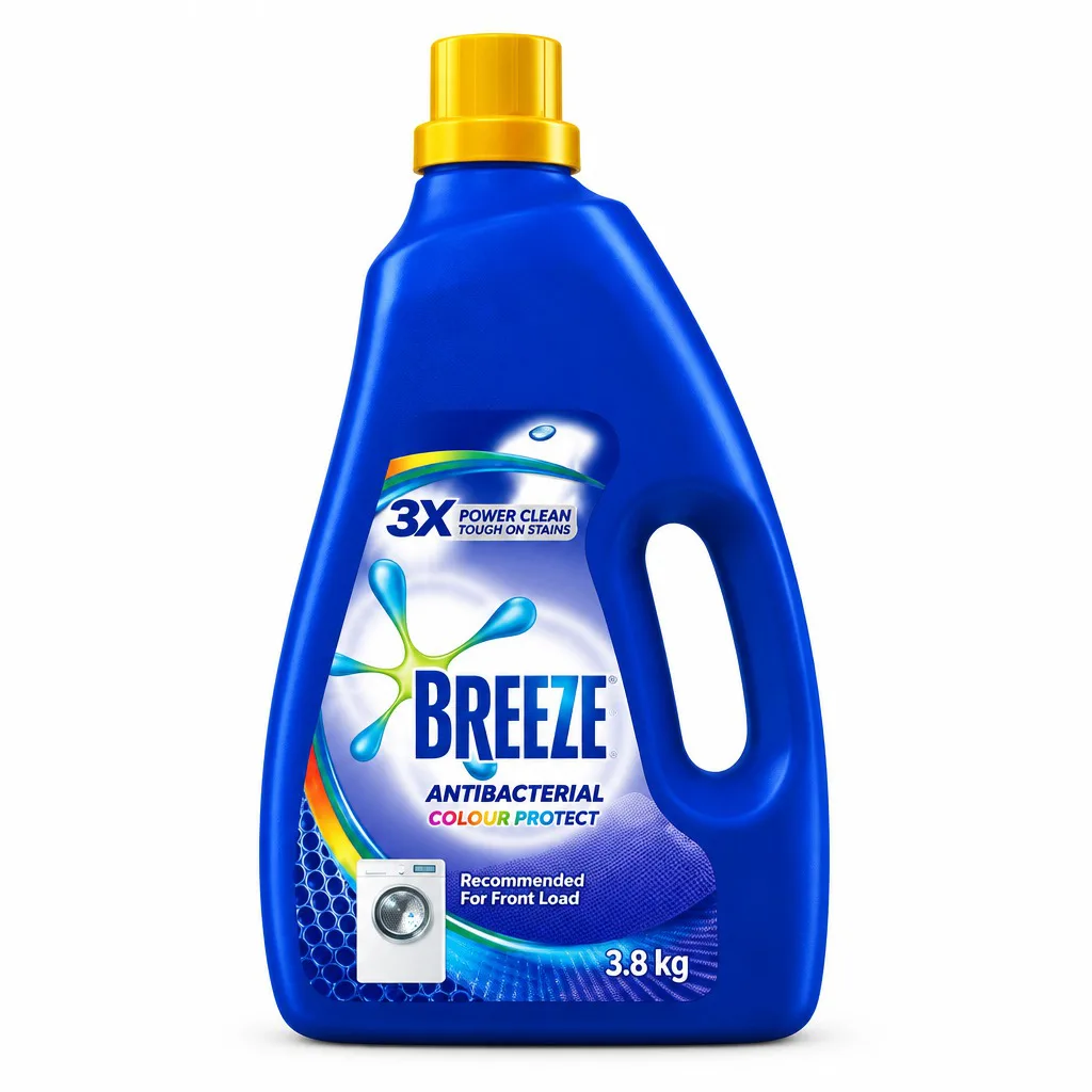 Breeze Liquid Detergent Anti-Bacterial and Colour Protect 3.6kg