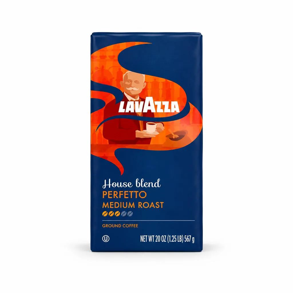 Lavazza House Blend Perfetto Ground Coffee