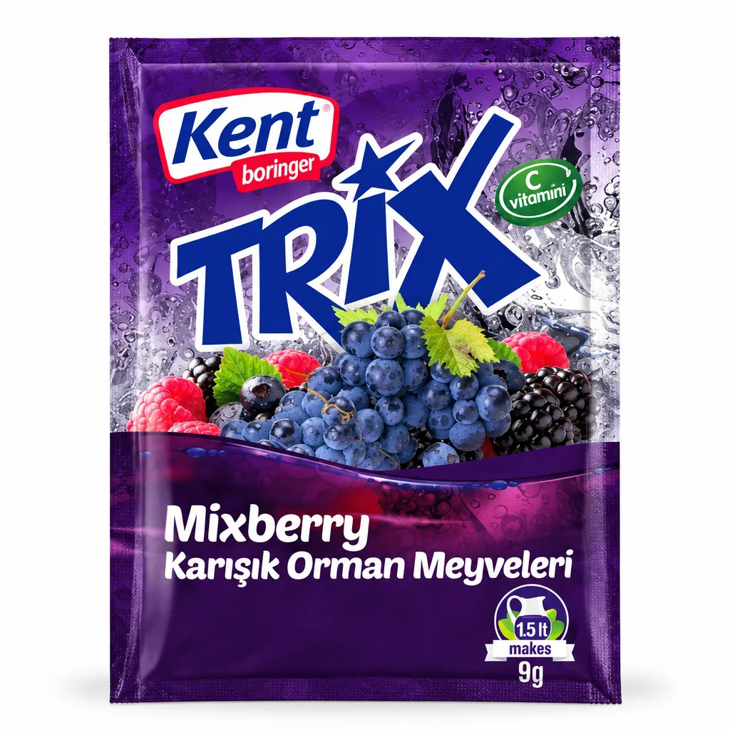 Kent Trix Mixberry Powder Drink Pouch Pack