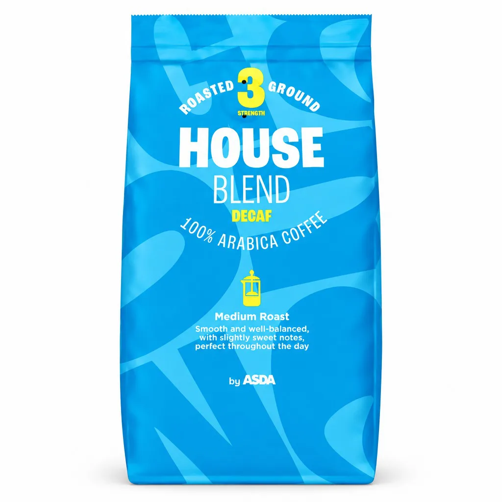 ASDA House Blend Decaf Ground Coffee
