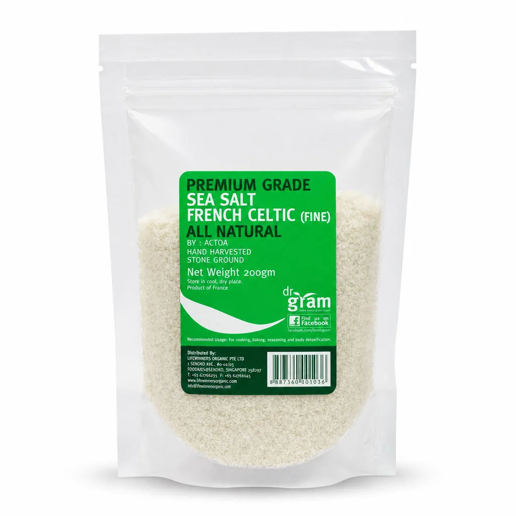 Dr Gram Organic French Celtic Fine Sea Salt