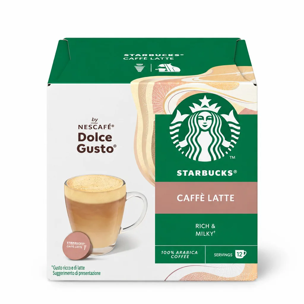 Starbucks Caffe Latte By Nescafe Dolce Gusto