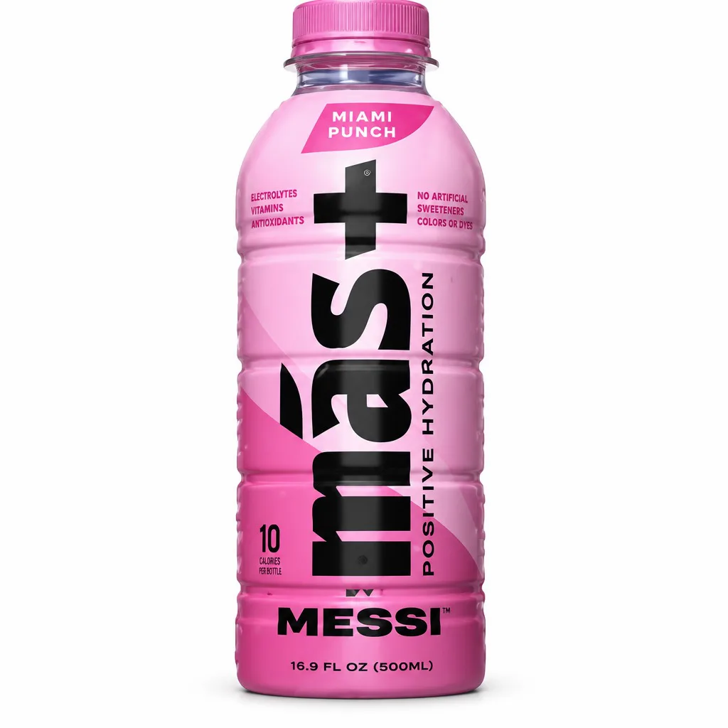Mas+ By Messi Miami Punch Positive Hydration Drink