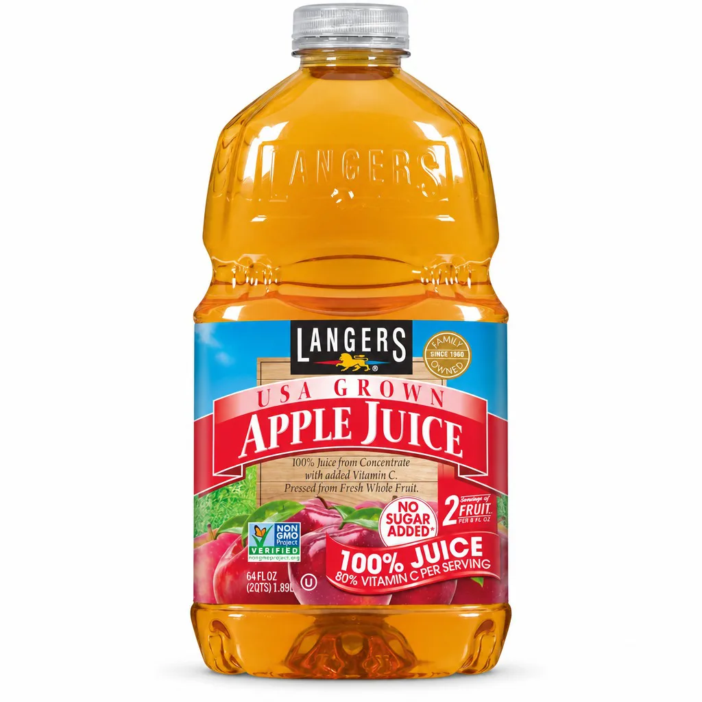Langers USA Grown Apple Juice 1.89L