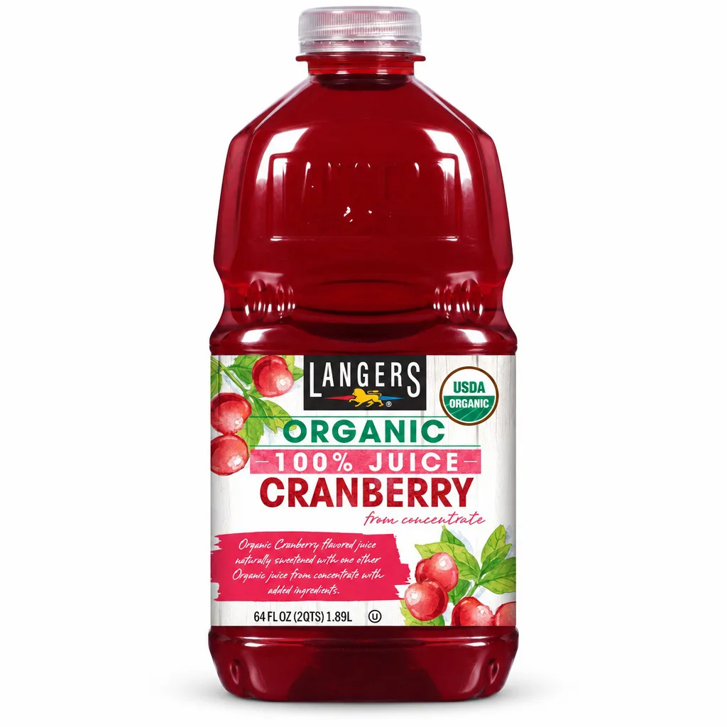 Langers Organic No Sugar Added Cranberry Juice