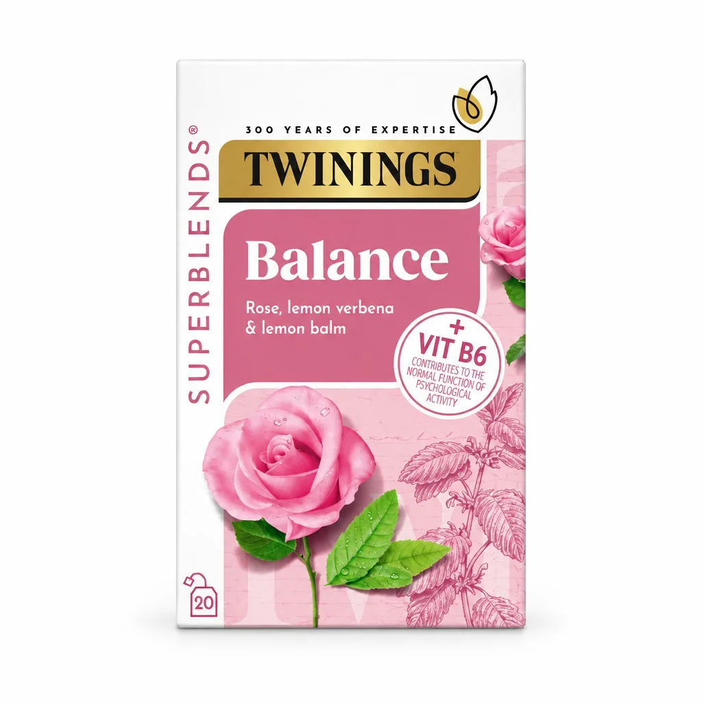 Twinings Balance Rose Lemon Verbena Lemon Balm