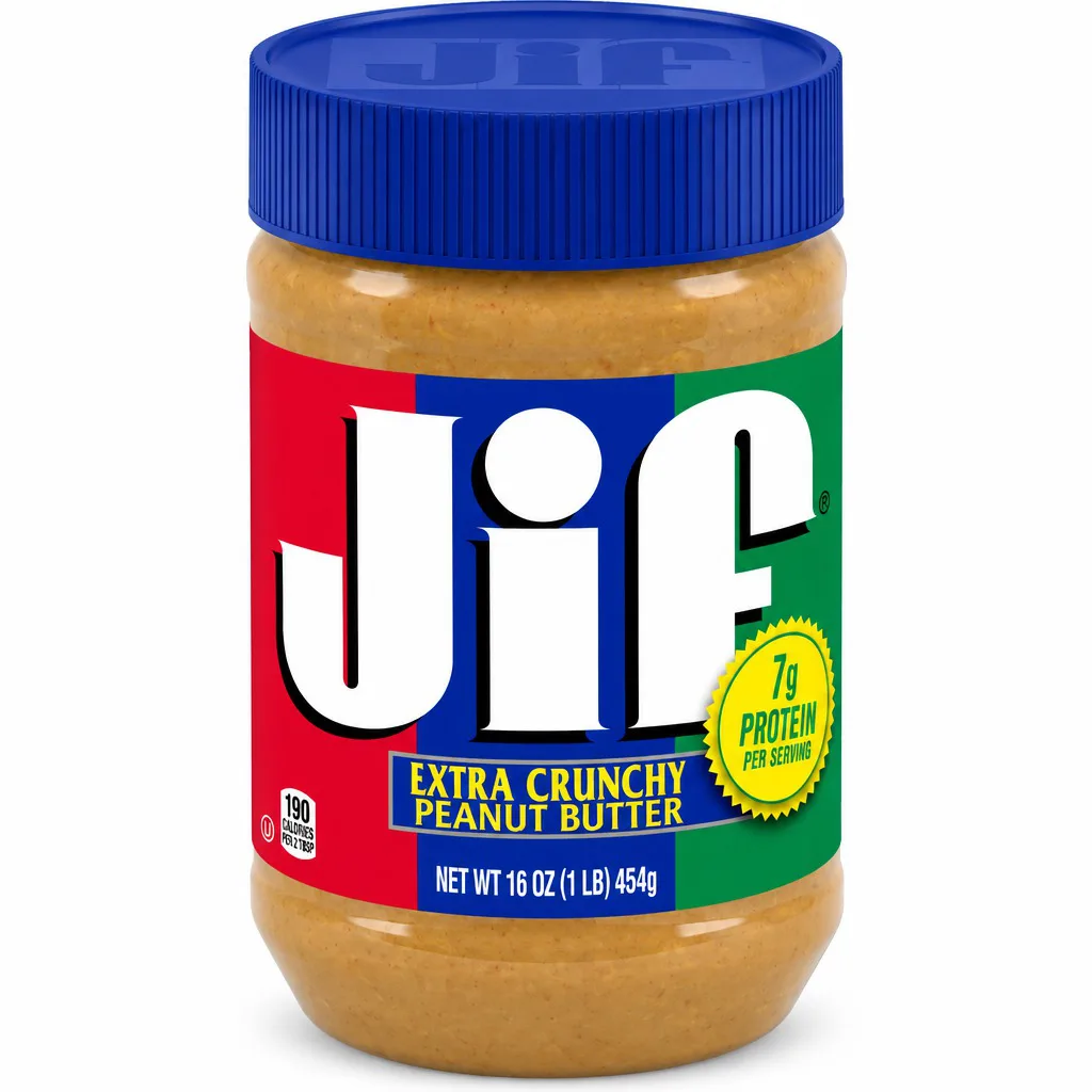 Jif Extra Crunchy Peanut Butter 454g