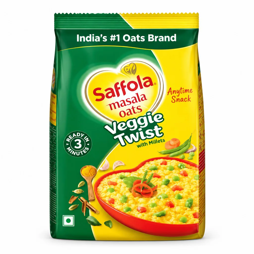 Saffola Masala Oats Veggie Twist