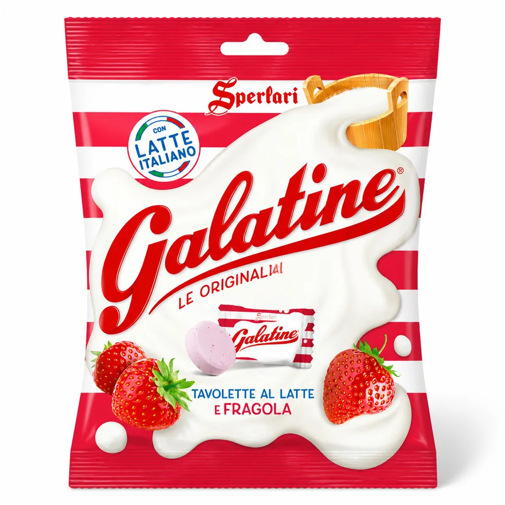 Sperlari Galatine Strawberry Milk Candy