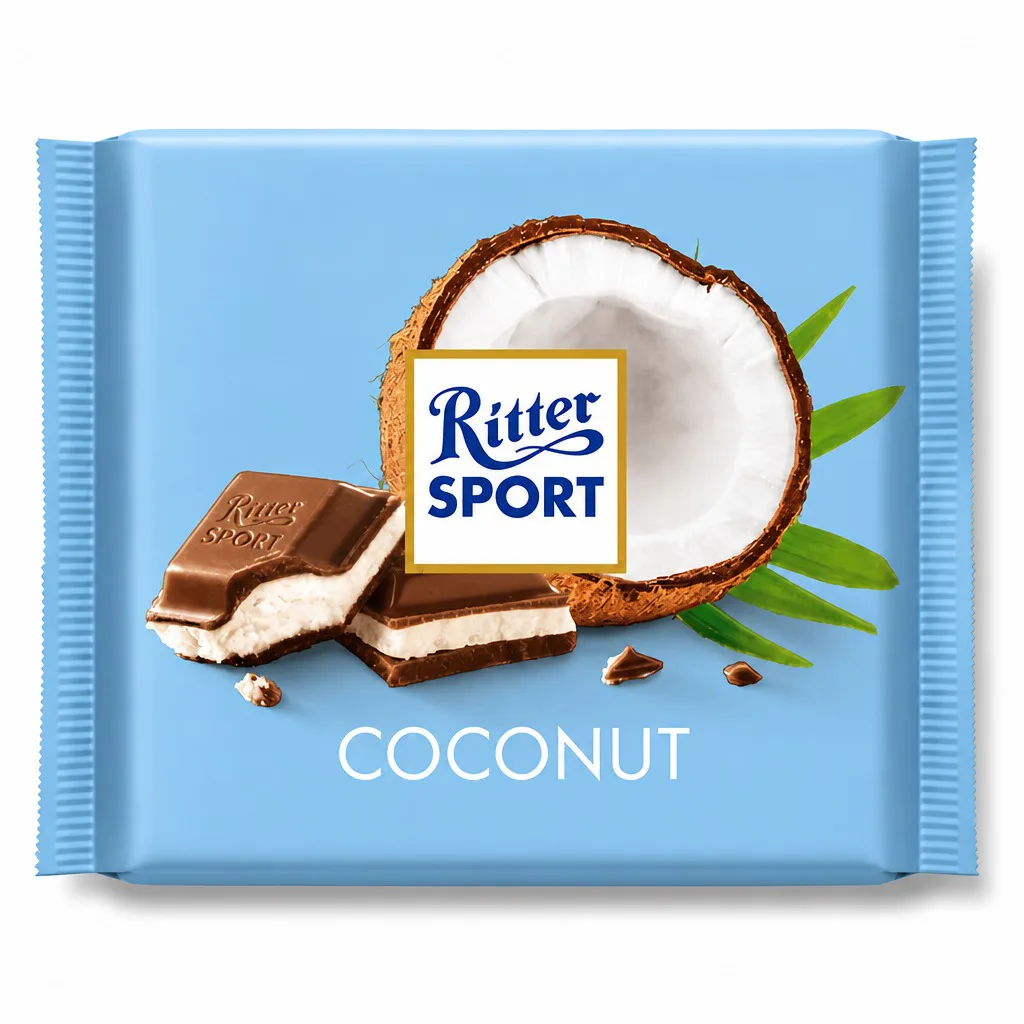 Ritter Sport Coconut Chocolate 100g
