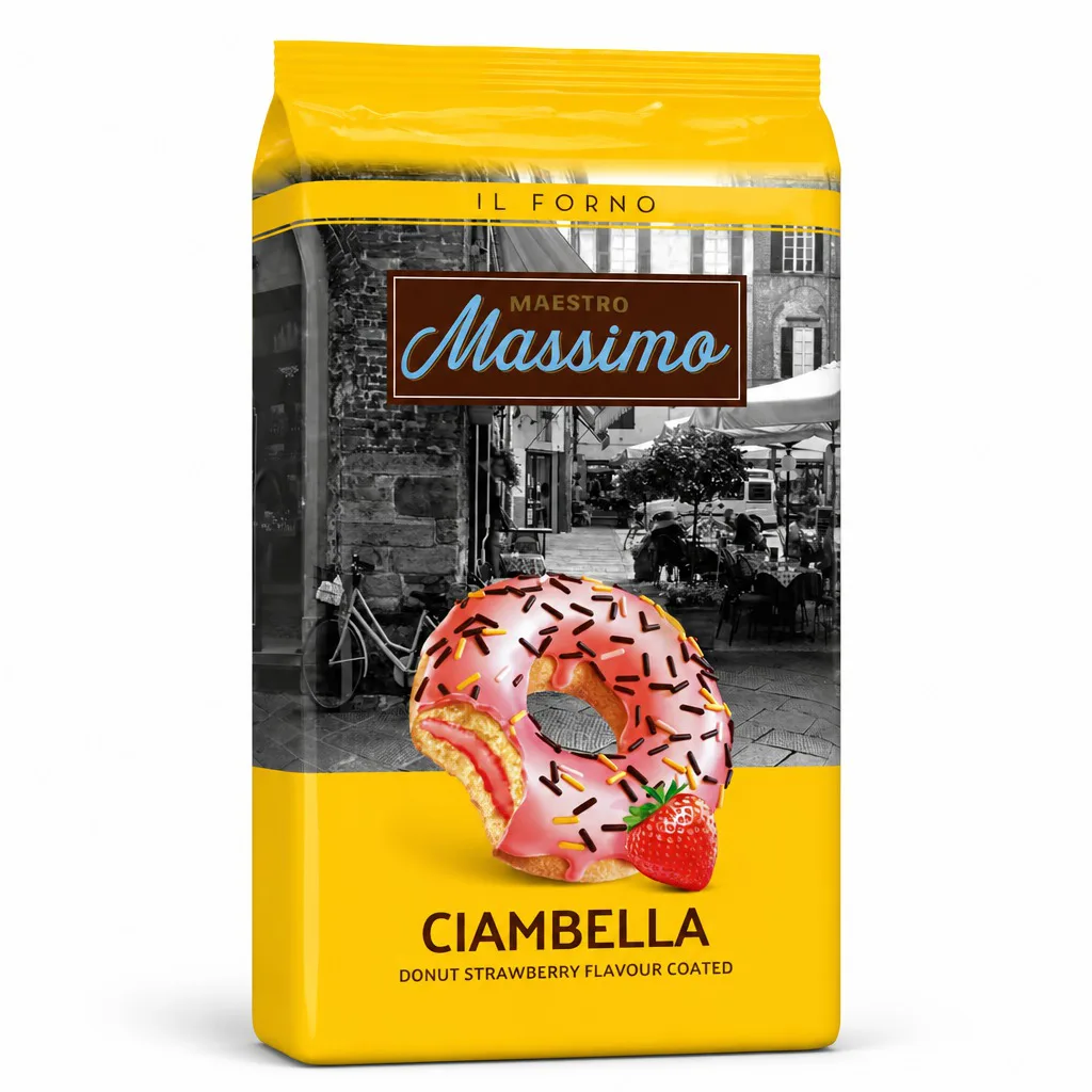 Massimo Ciambella Strawberry Coated Cake 6pack