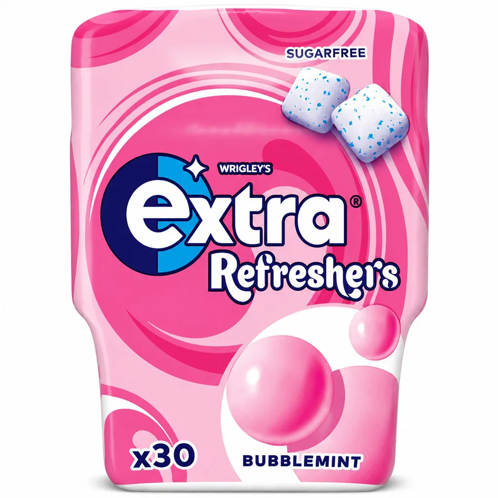 Extra Refreshers Bubblemint Sugar Free Gum