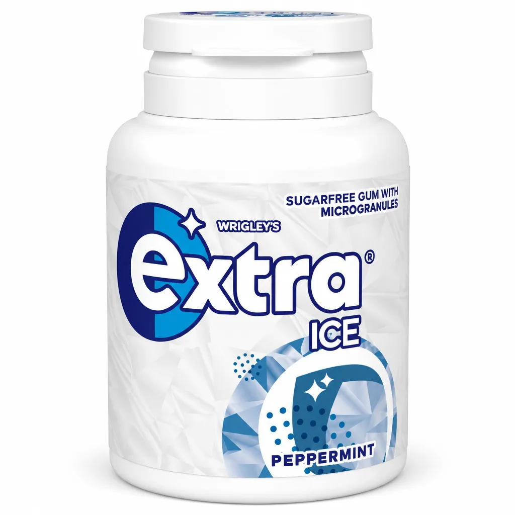 Extra Ice Peppermint Flavour Sugar Free Gum
