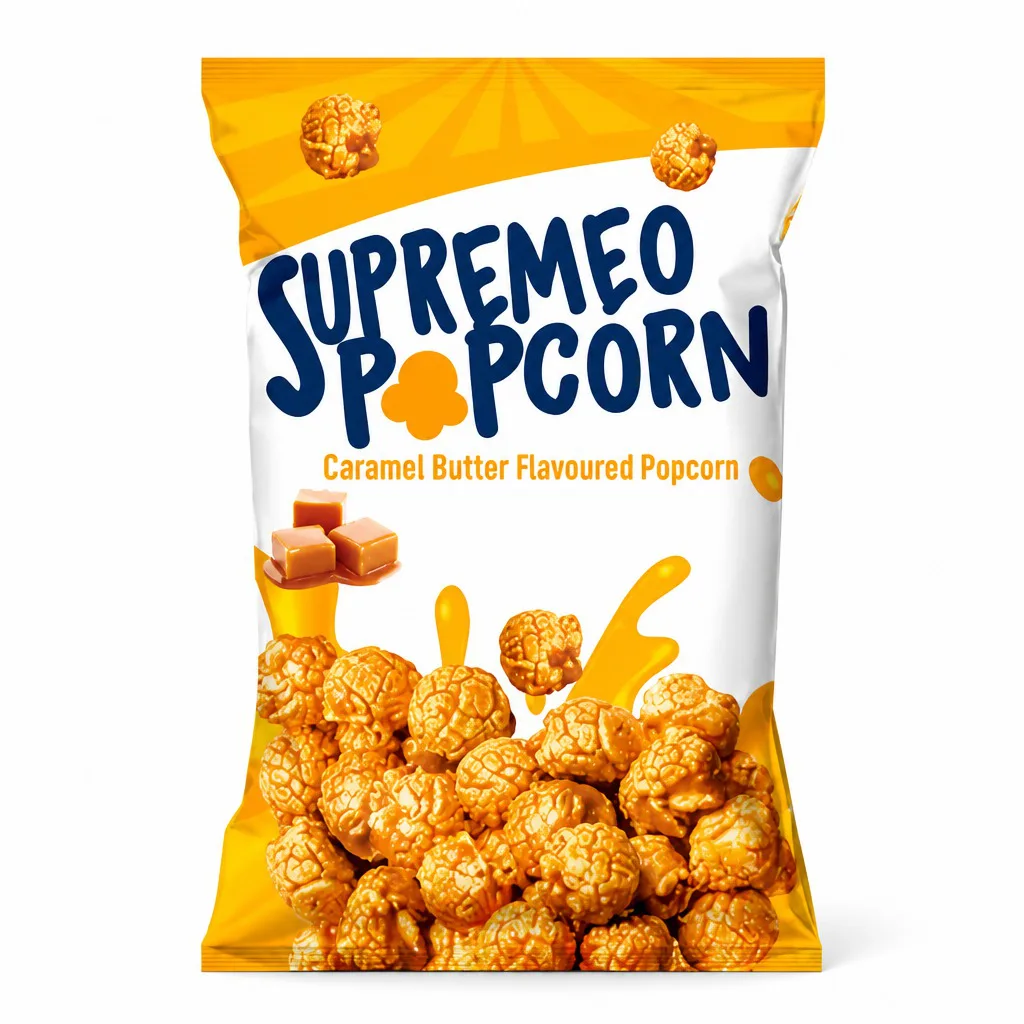 Supremeo Caramel Butter Flavored Popcorn 60g