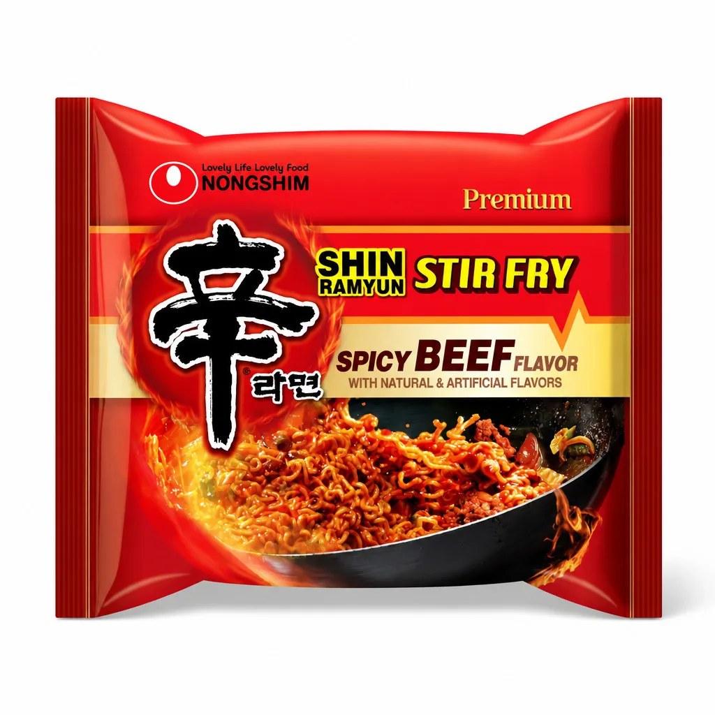 Nongshim Stir Fry Shin Ramyun Gourmet Spicy Noodles