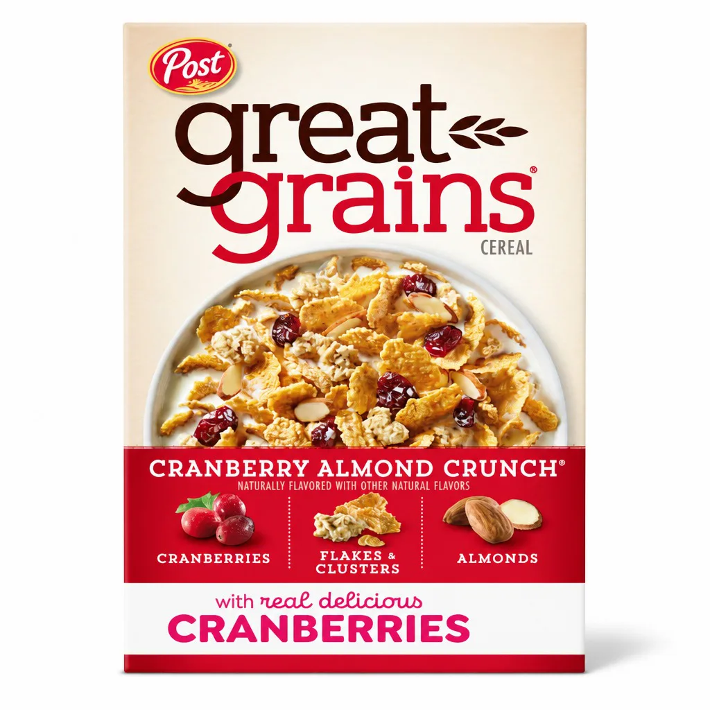 Post Great Grains Cereal Cranberry Almond Crunch