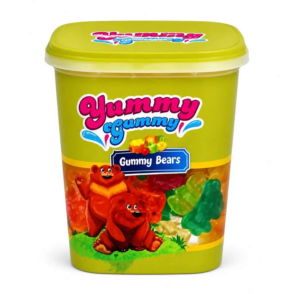 Yummy Gummy Bear Jelly Gum with Fruit Juice