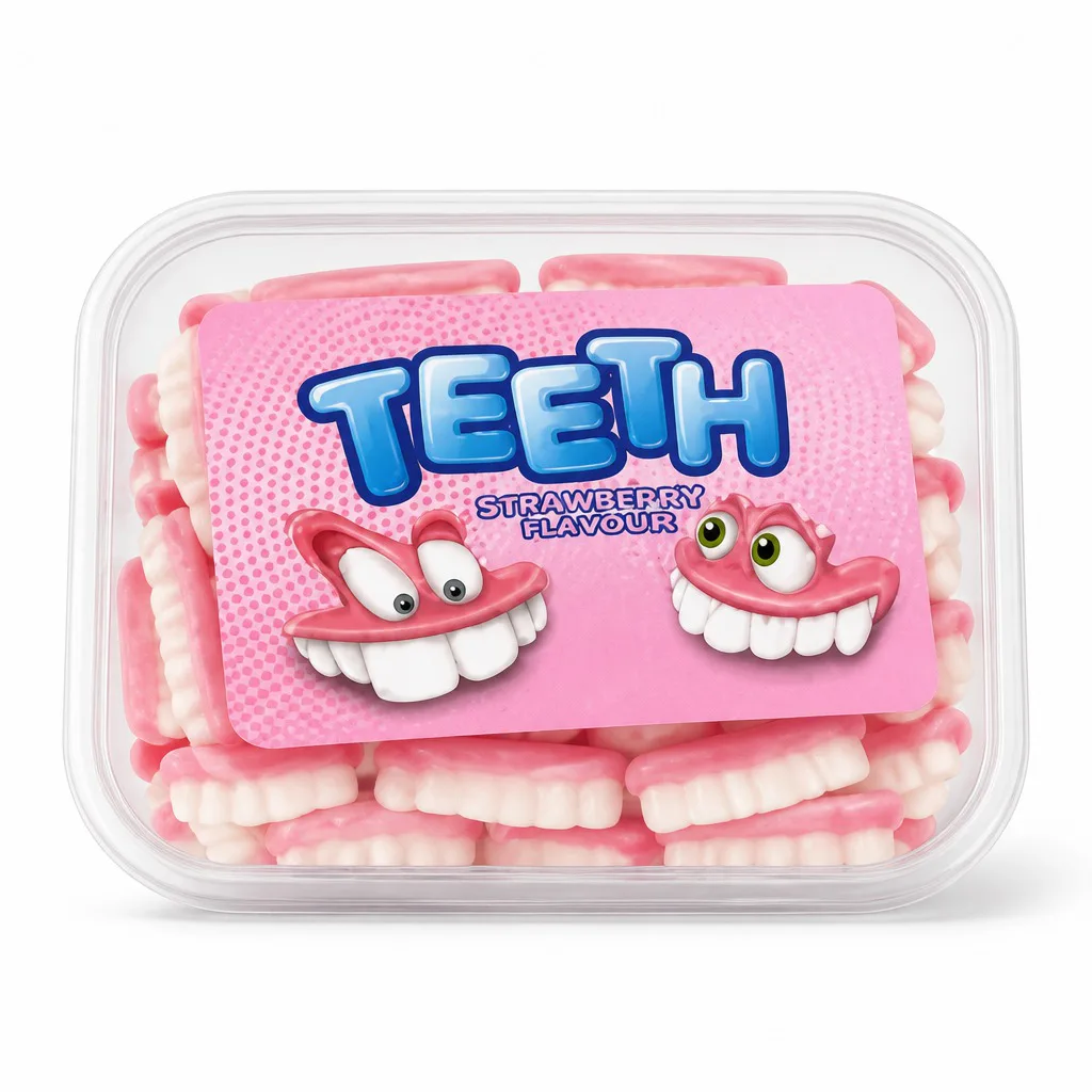 JOUY & CO Teeth Gummy Candy with Fruit Flavor