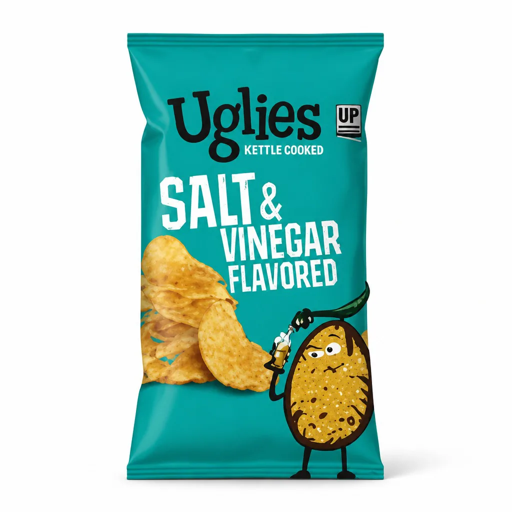 Uglies Kettle Chips Salt and Vinegar 170g
