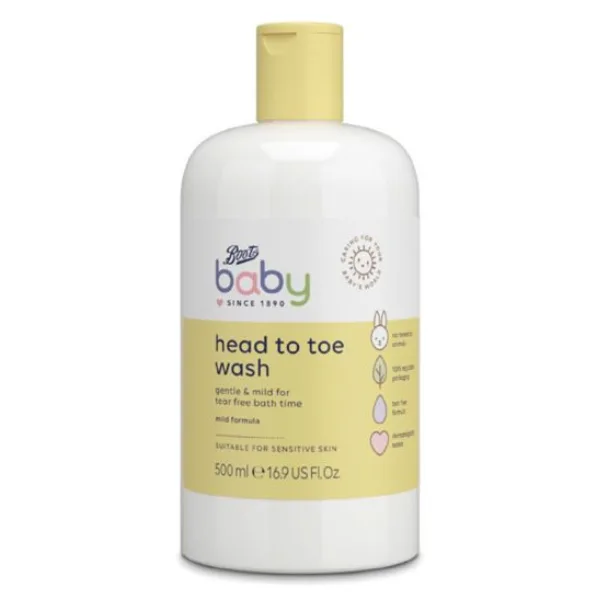 Boots Baby Head To Toe Wash 500ml