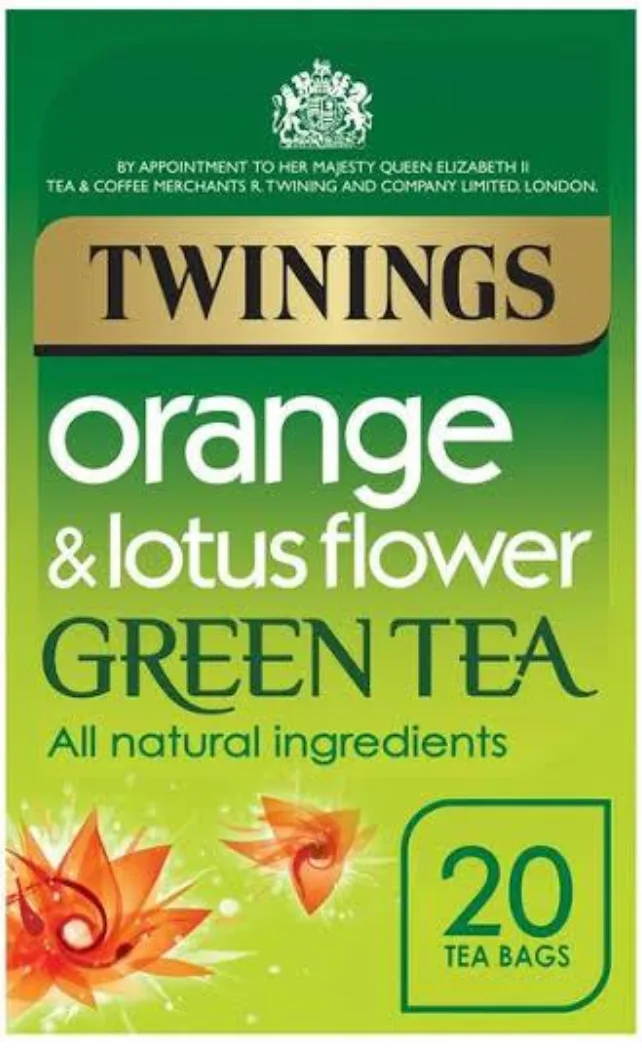 Twinings Orange and Lotus Flower Green Tea