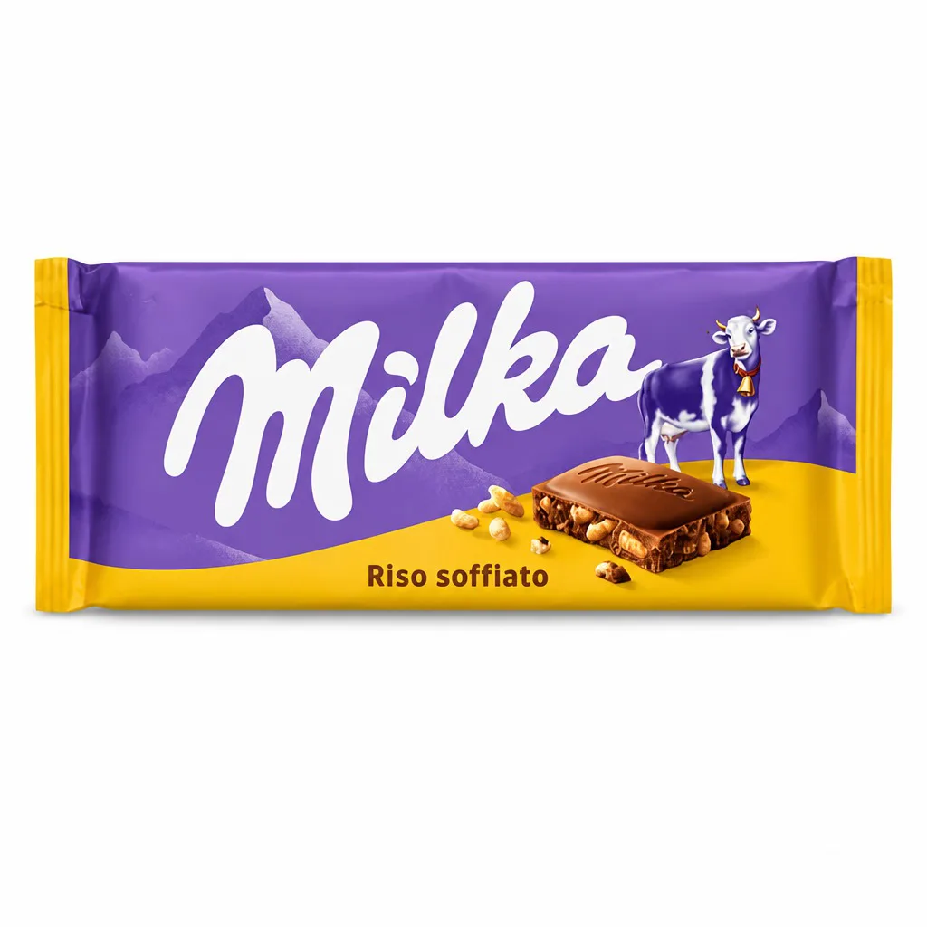 Milka Crispy Rice Chocolate 100g